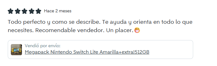 Reseña de cliente 2