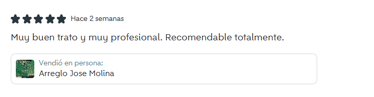 Reseña de cliente 3